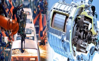 Electric Vehicle Motor and Drivetrain Assembly Process in Detail